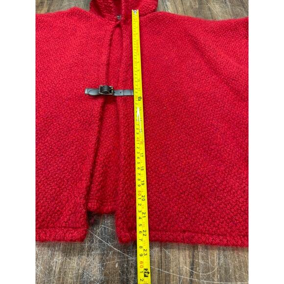 Beautiful Ireland Wool Hooded Shaw,John Branigan Weavers, Buckle Latch - Picture 12 of 14